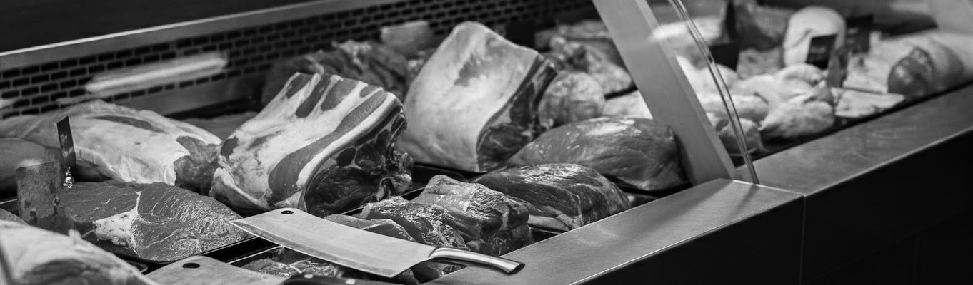 Illustration des "Boucheries", entreprises de commerce de viande