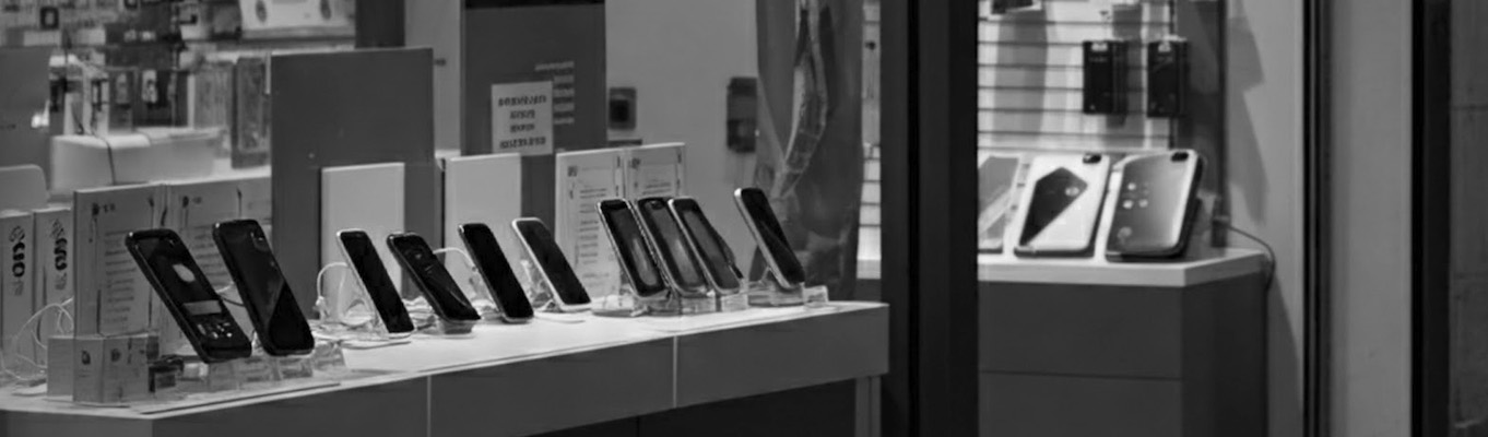 Illustration des "Magasins de téléphone", entreprises de commerce de téléphones