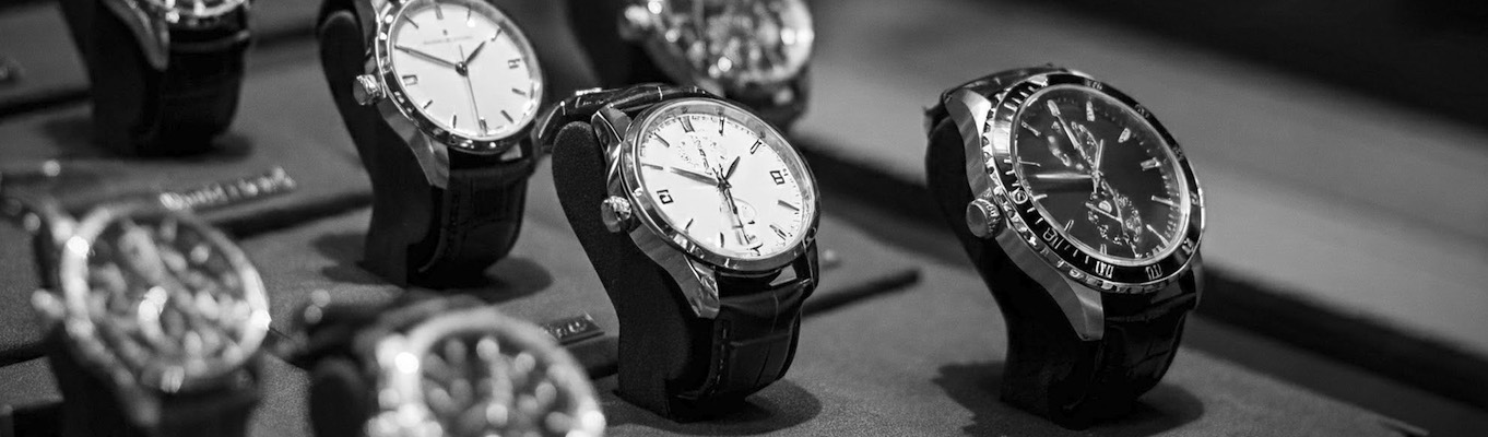 Illustration des "Magasins de montres", entreprises de commerce de montres